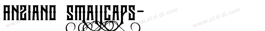 Anziano SmallCaps字体转换